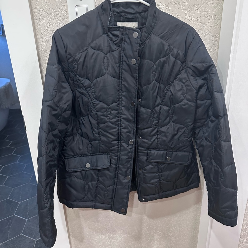 Women's Black Quilted Jacket